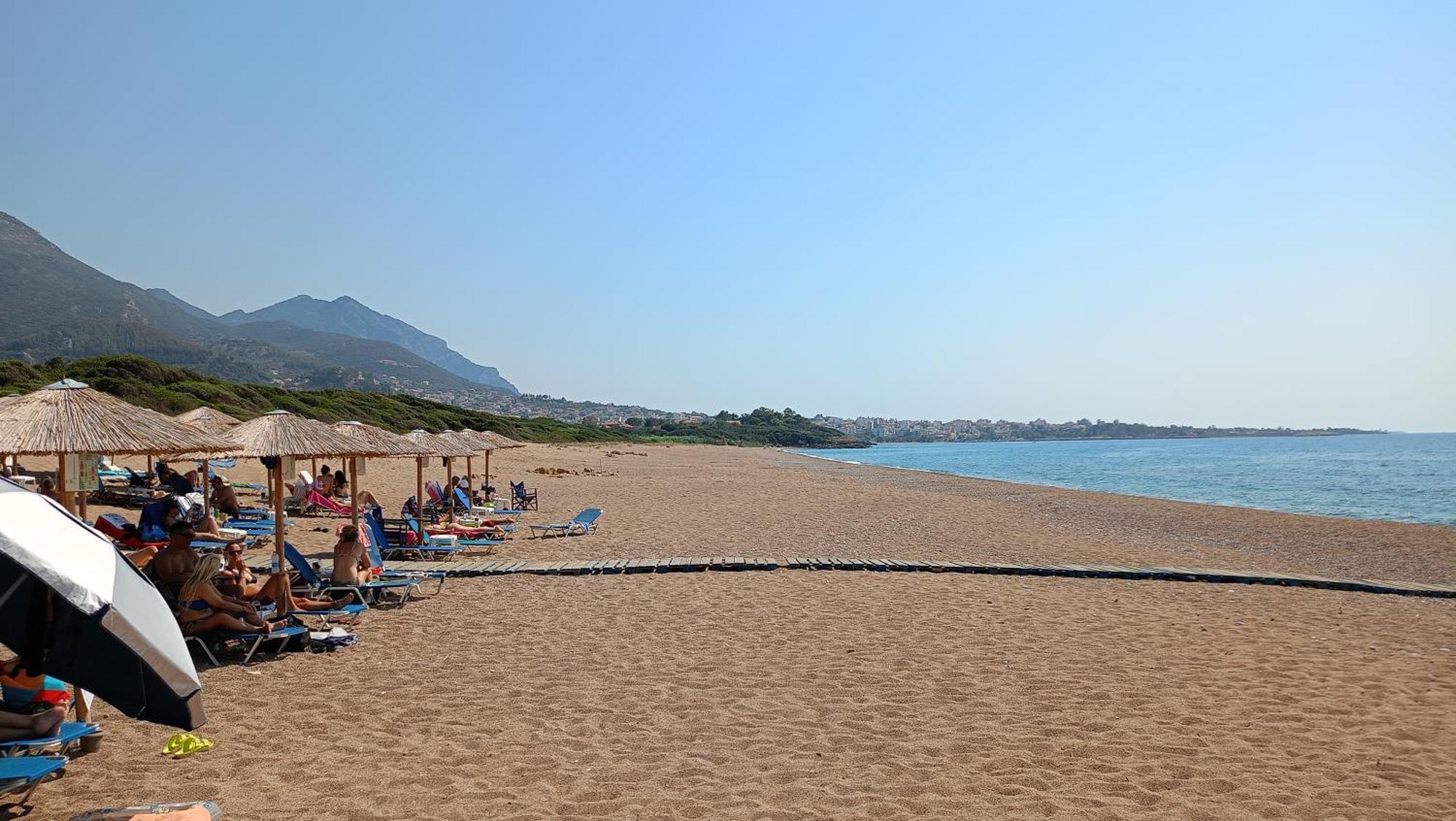 Tzanetos Seaside Villa Кипарисия Екстериор снимка